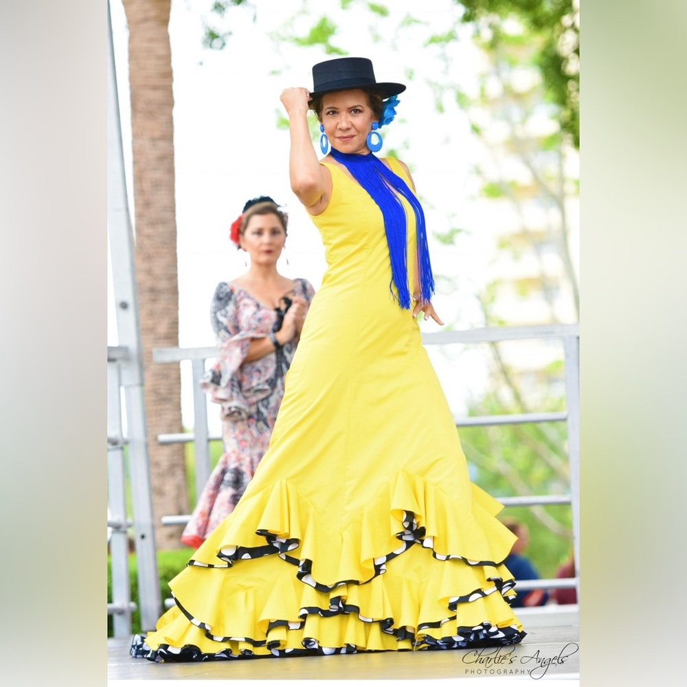 Flamenco bata dress